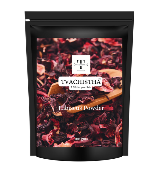 100% Pure Hibiscus Powder – Natural Hair & Skin Care | Rich in Vitamin C, Amino Acids & Antioxidants | Ideal for Hair Growth, Dandruff Control, Skin Brightening & Anti-Aging | 100g