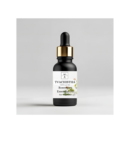 Tvachistha Rosemary Essential Oil for Hair Growth, Hair Fall Control and Nourishment, Skin Care | Organic 100% Pure, Natural, Undiluted | 10ml