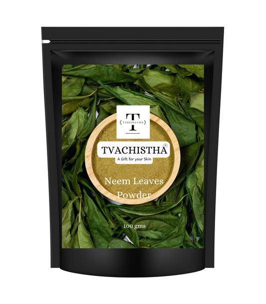 Tvachistha Neem Leaves Powder for Skin & Hair – 100% Pure & Natural | Ayurvedic Herbal Face Pack & Hair Care – Anti-Acne, Anti-Dandruff, Detox | 100g