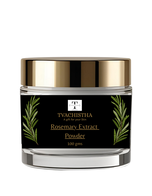 Tvachistha Rosemary Extract Powder for Skin & Hair | Premium Pore-Tightening & Clarifying Herbal Extract | Natural Detox Booster – 100g